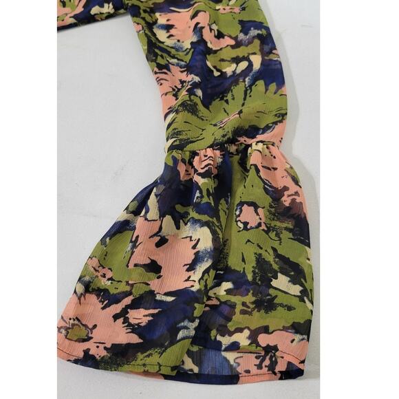 Fab' Rik Blouse Womens Medium Boho Cottagecore Romance French Sleek Shirt - Picture 5 of 9